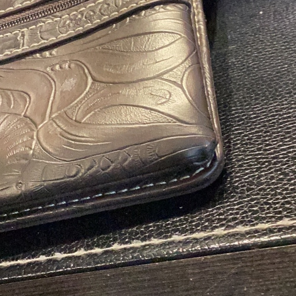 American Bling Southwest Embellished Long Wallet Faux Leather NWOT - Picture 5 of 6
